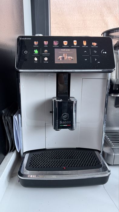 Espressor automat SAECO GranAroma SM6580/20, 1.8l, 1500W, 15 bar, alb-negru