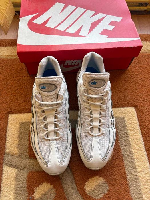 Air Max 95 White/Blue photon dust marimea 46