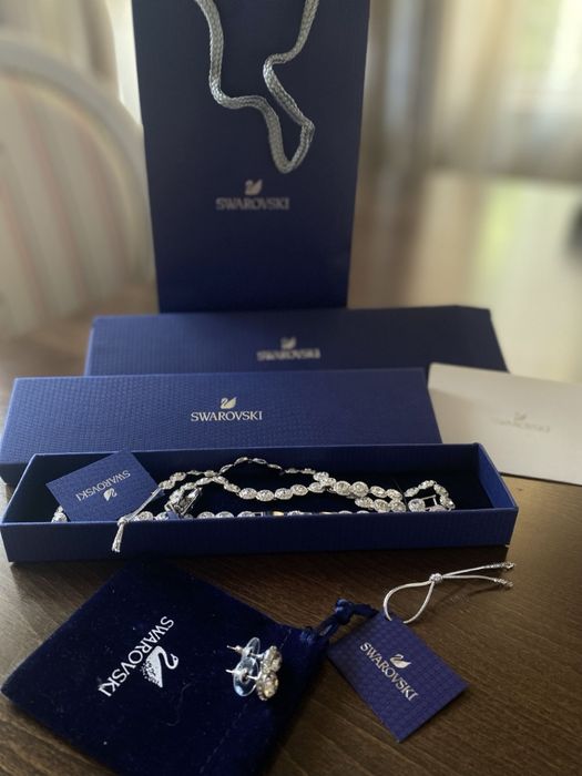 Set Swarovski Angelic White Silver