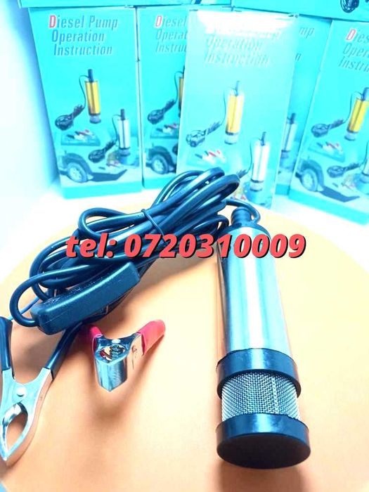 Unitate Transfer Orice Lichid Electrica Transfer Combustibil Submersibila 12V Pentru Transfer Combustibil Si Motorina Pentru Transfer Lichide Tehnice