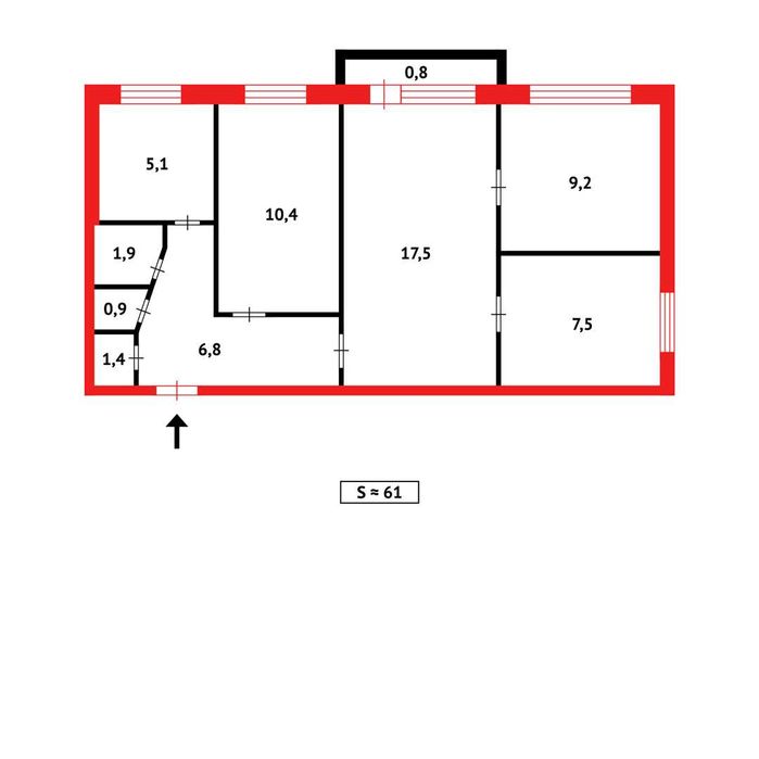 4 комн квартиру по пр Строителей
