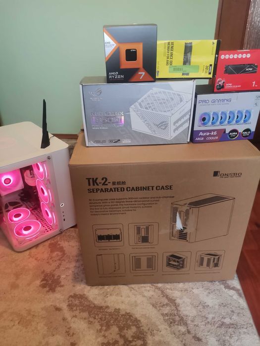 Pc Gaming High End Ryzen 7 7800x3d, 32Gb DDR5, fără Placa video