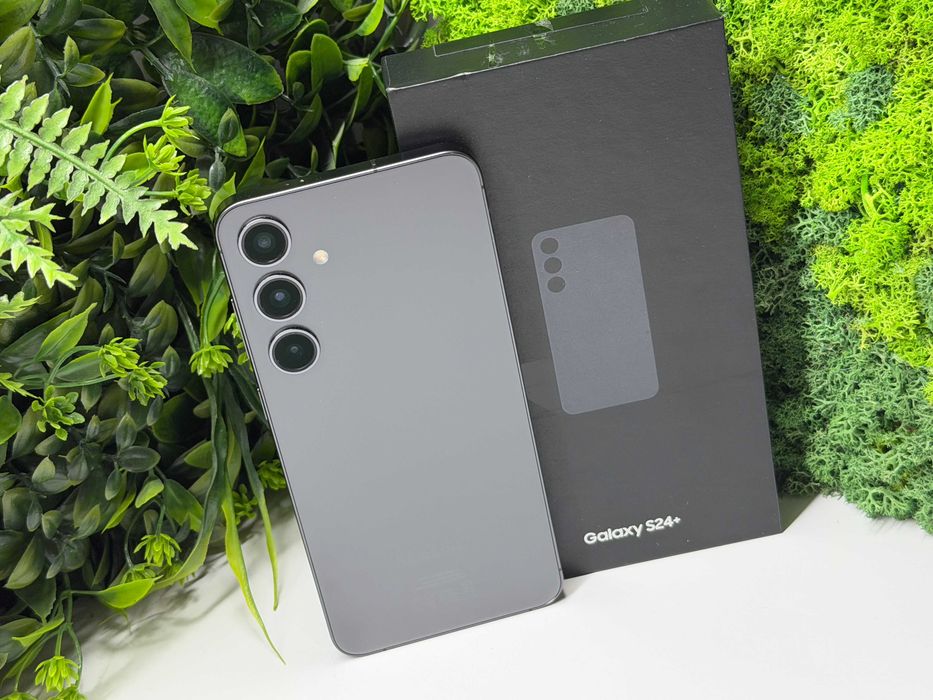 ! КаТо НоВ ! Samsung S24 Plus 256GB Black Гаранция