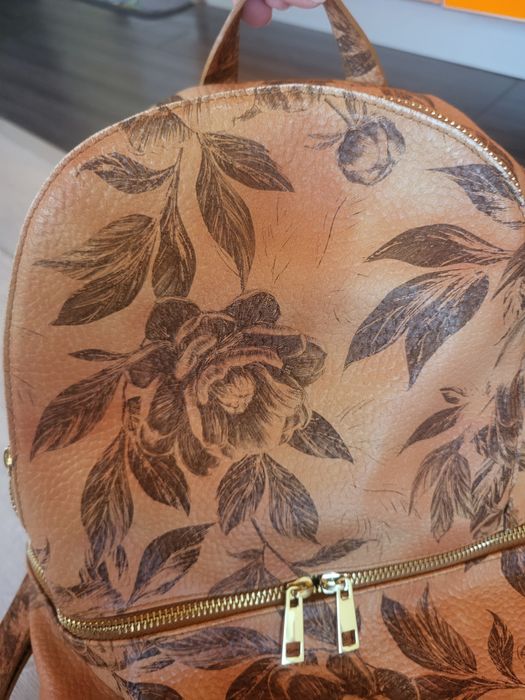 Раница естествена кожа Vera стил