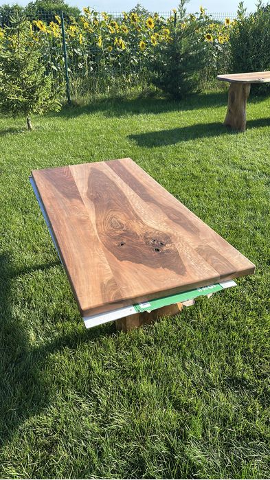 Blat masa / Masa lemn masiv Stejar, Nuc, Cires