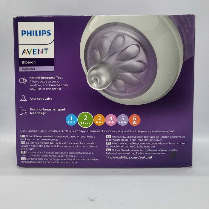 Комплект 2 бр. шишета Philips Avent Natural Response 125ml SCY900/02 – Нови, ЗАПЕЧАТАНИ