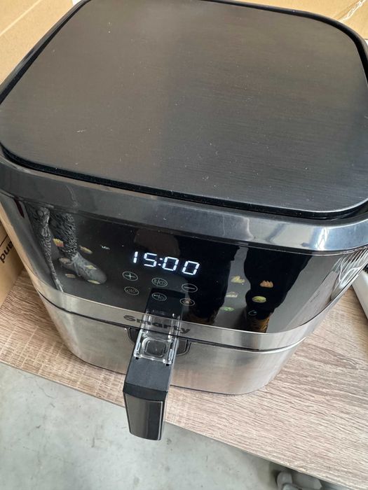 Friteuza fara ulei Smarty Airfryer 9L, 1800W, display digital, 12 programe