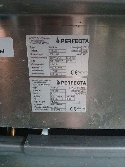 Професионален Фритюрник PERFECTA  Газ !ЧИСТО НОВ!