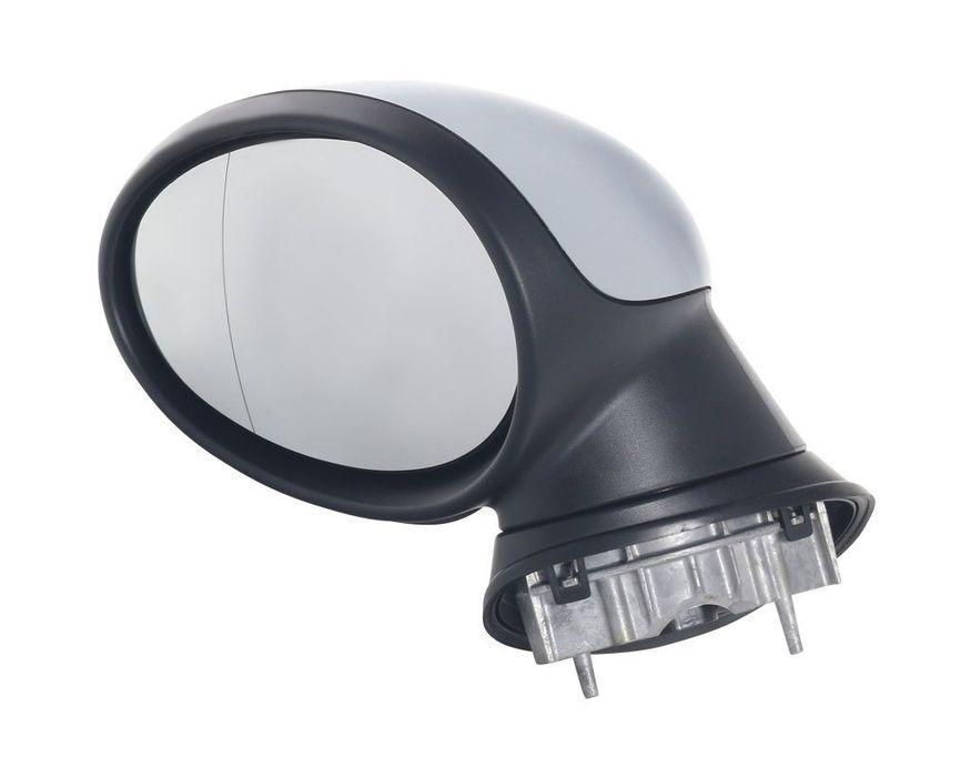 Oglinda exterioara Mini One/Cooper/Clubman/Clubvan/Coupe/Roadster/Cabrio, 07.20, partea Stanga, culoare sticla crom, sticla convexa, cu carcasa