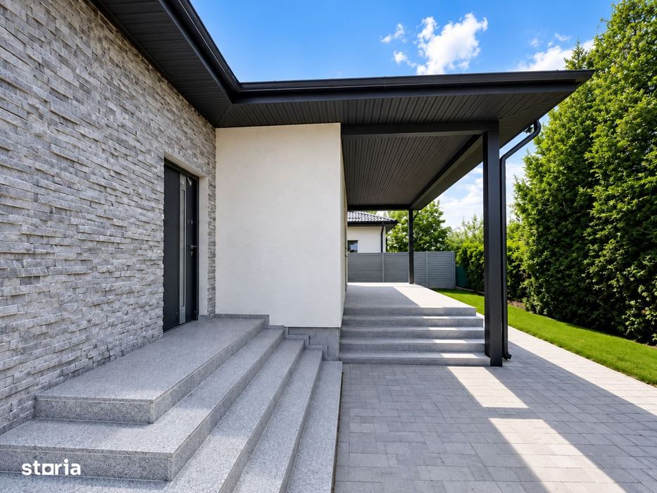 Imobiliare Domnesti Casa parter de vazare cu panouri fotovolt