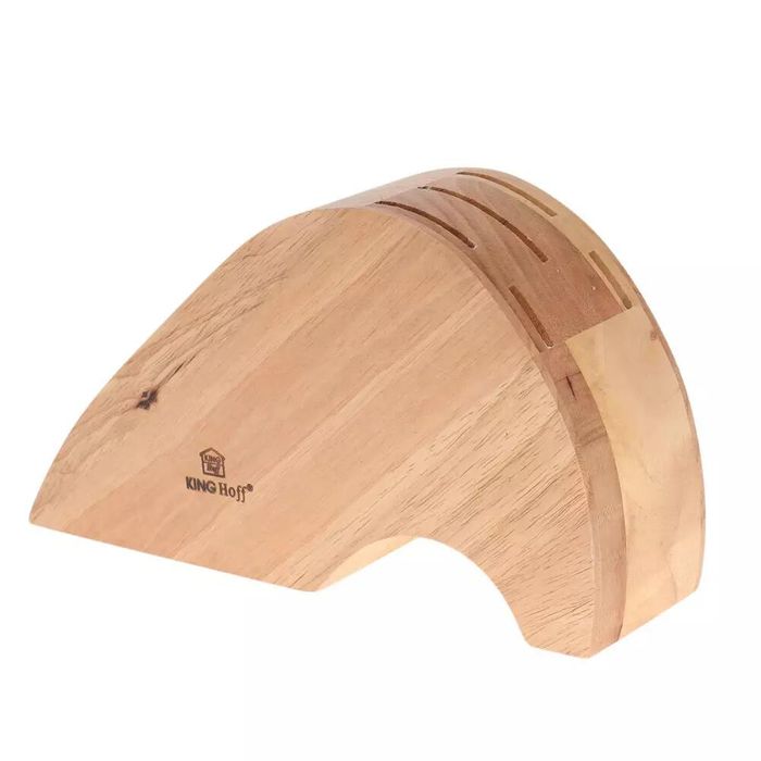 Set cutite din inox, suport lemn, 6 piese, Kinghoff