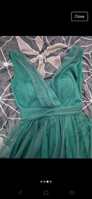 Rochie A line cu tul