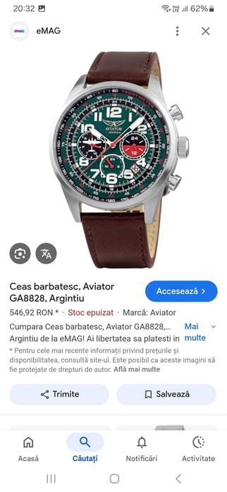 Ceas Aviator F series
