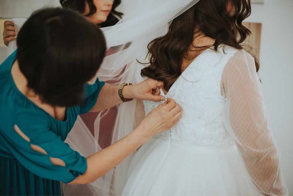 Rochie de mireasa tip A line