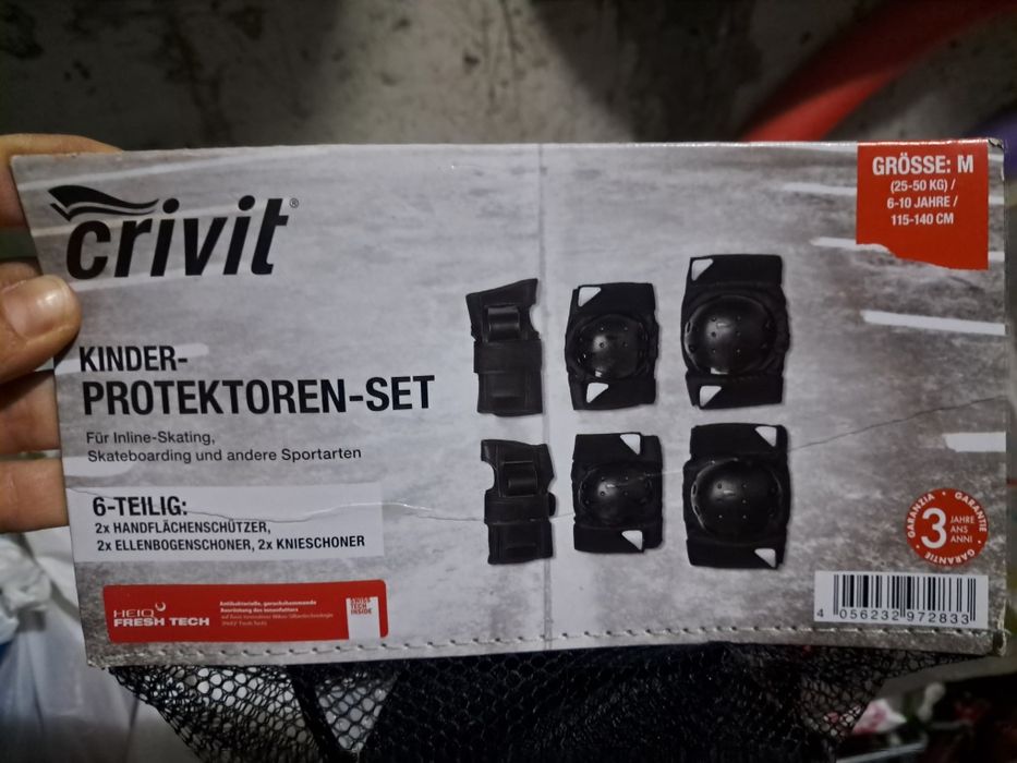 Нови протектори за ролери М 25-50кг, 6-10 г