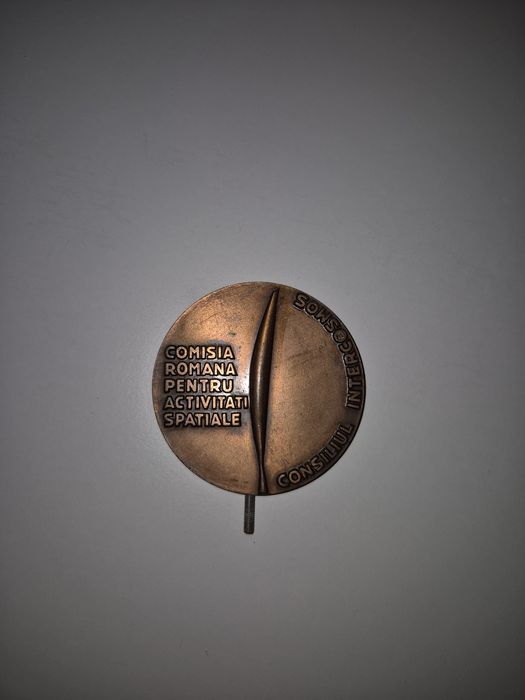 Medalie comemorativă din bronz Prunariu - Popov, Mai 1981