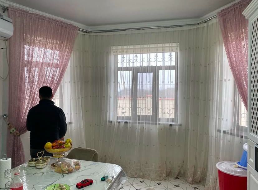 Стирка штор тюли