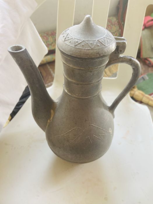 Посуда советская-кастрюля,куман,занавески и обруч,швабра с ведром