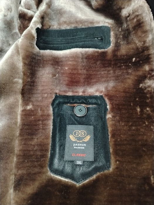 Дублёнка полушубок мужская