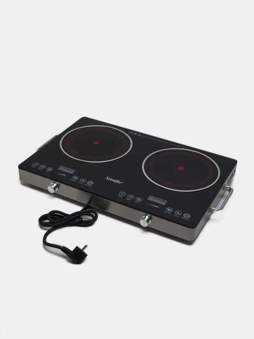 Индукционная плита Sonifer SF-3051 — 2 конфорки, сенсорное управление