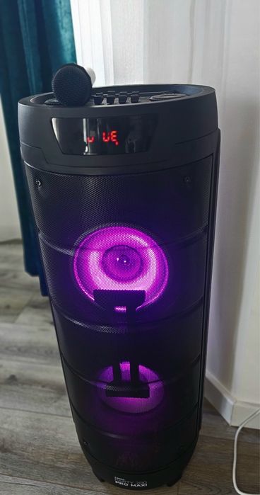 Boxă Portabilă E-BODA Party 200 Pro Maxi cu Microfon – Ca Nouă / Puțin folosită