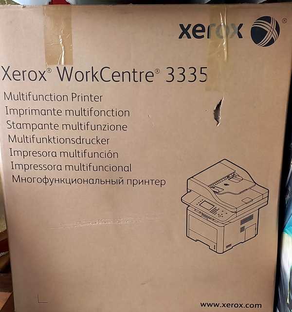 Принтер xerox workcentre 3335