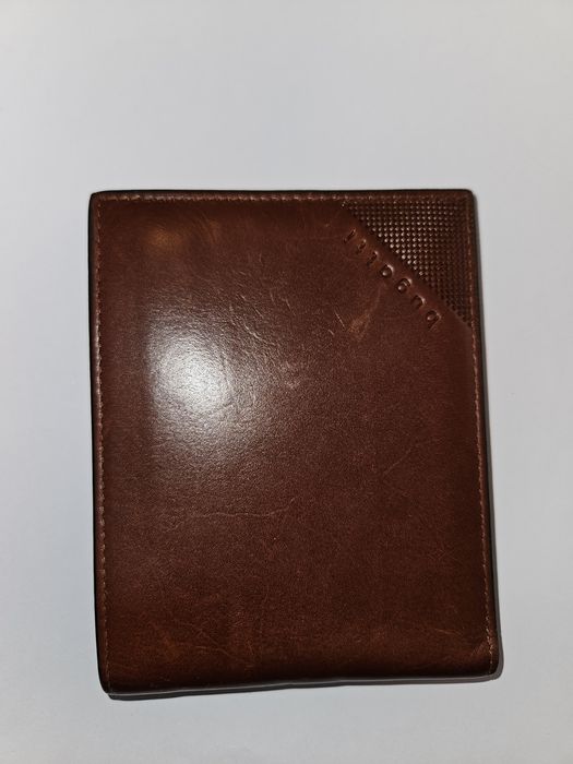 Portofel Bugatti, coniac, de piele, ca nou!