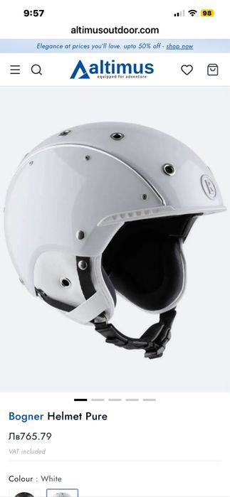 BOGNER-Каска за ски и сноуборд,модел Pure