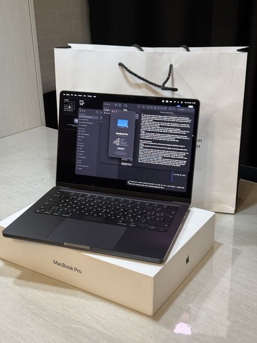 Macbook pro 14 M4 16/512 всего 37 циклов