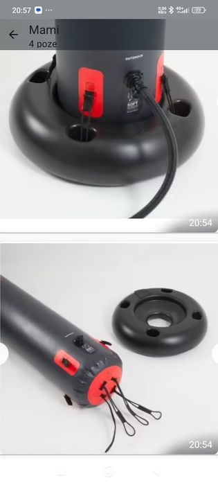 Sac box gonflabil pe suport