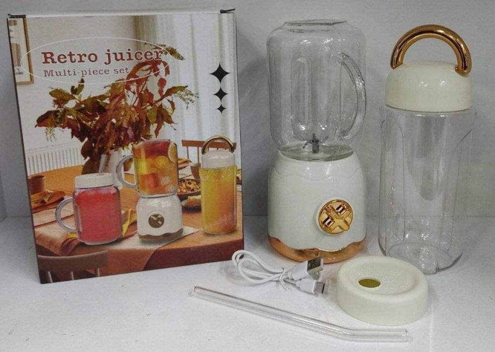 Преносим многофункционален блендер за сокоизстискване, млечни шейкове,