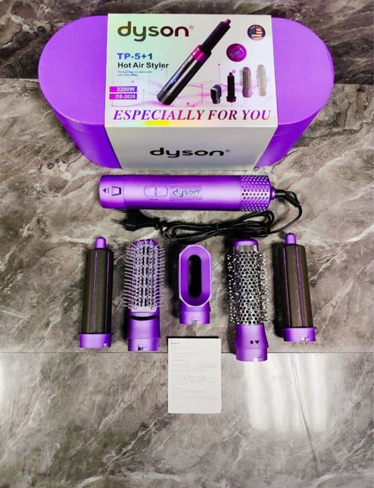 Фен Dyson, Дайсон стайлер, С насадками