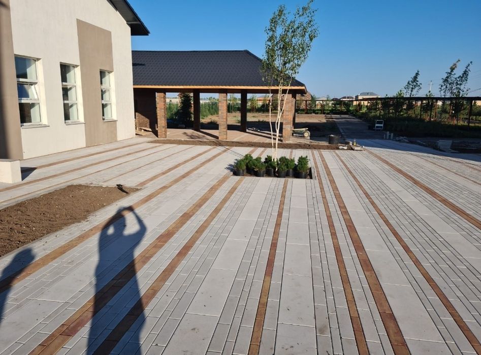 Асфальтирование, Благоустройство. Асфальт. Брусчатка.