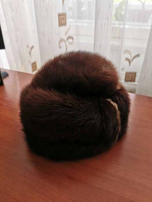 Căciulă de blană naturală mărimea 56