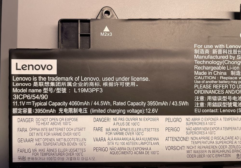 Аккумулятор L19M3PF3