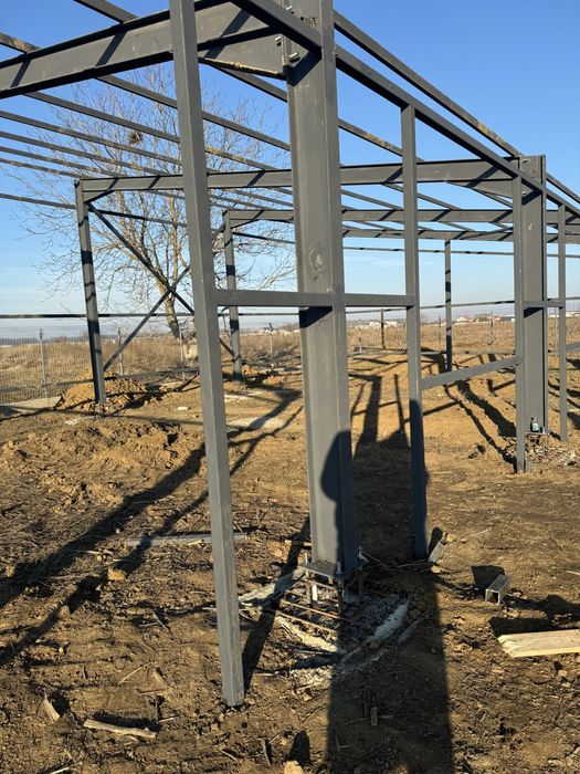 Structura hala metalica 10 x 15x 4 confectionat din ipe 200