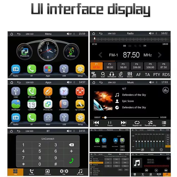 Navigatie Carplay Golf 5 6 Passat B6 B7 CC Touran Skoda Seat
