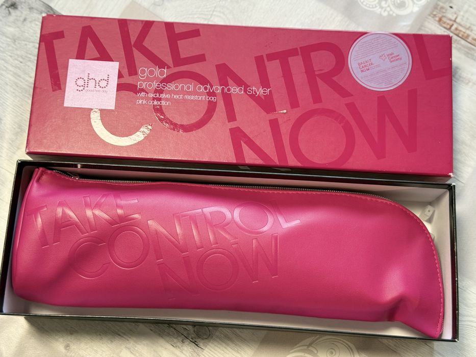 Placă de îndreptat părul ghd gold Ediție Limitată Pink – Nouă la cutie + Husă
