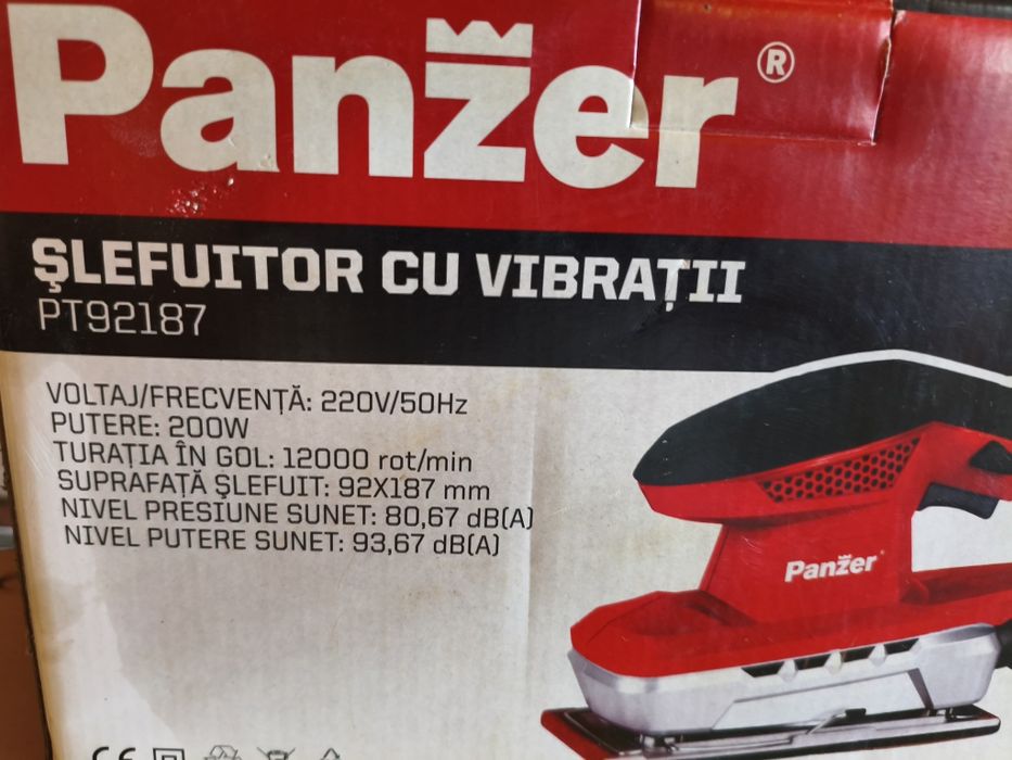 Șlefuitor cu vibrații  panzer nou