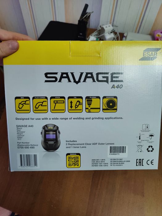 Сварочная маска savage A40