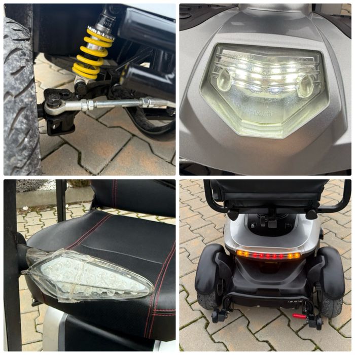 SCUTER ELECTRIC HANDICAP+Persoane Invarsta KYMCO aproape nou led