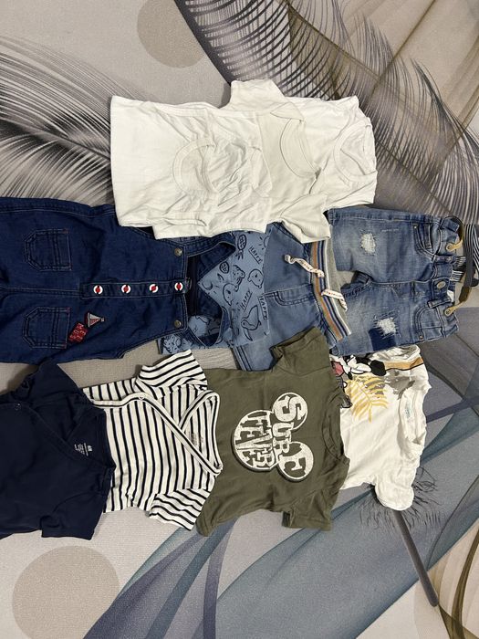 Haine vara pentru bebelusi, body, pantaloni scurti, marimea 62/68