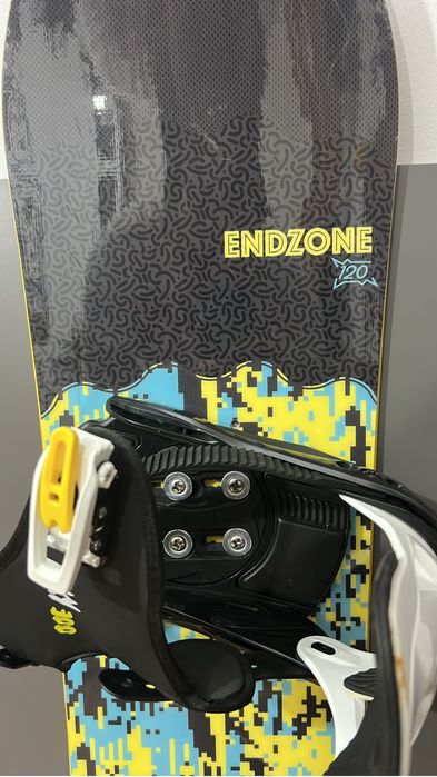 Vand placa Wadze plus legaturi snowboard copii. 120 cm