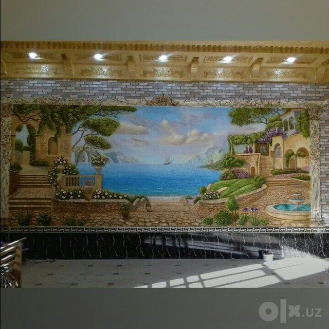 Барельефы Роспись скульптуры арт 3D rasm haykal фактура отточенто
