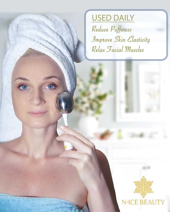 N-Ice Beauty Ice Globes масаж на лице за премахване на подпухналостта