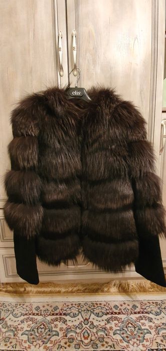 Шуба из Чернобурки 44 размер