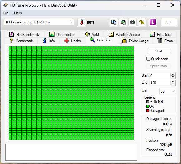 SSD Samsung de 120 GB 2.5 inchi