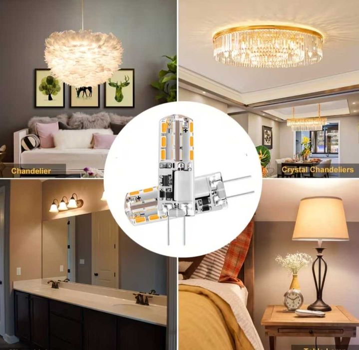 6 броя Led крушки G4 12V 1W