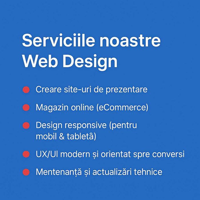 Creare website, magazine online, website prezentare, prezenta online