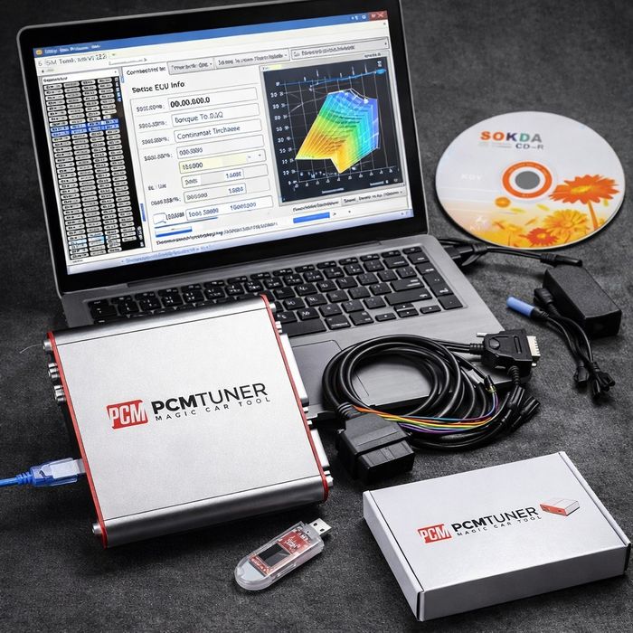 PCM Tuner V1.27 – ECU/TCU Programmer (OBD / Bench / Boot) – Kit comple